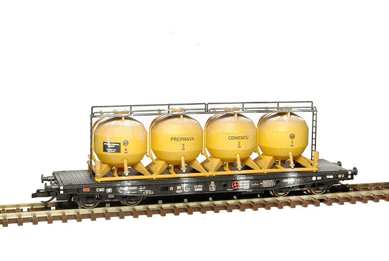 SDV Nádobový vůz Paoj 10 ČSD 1:120